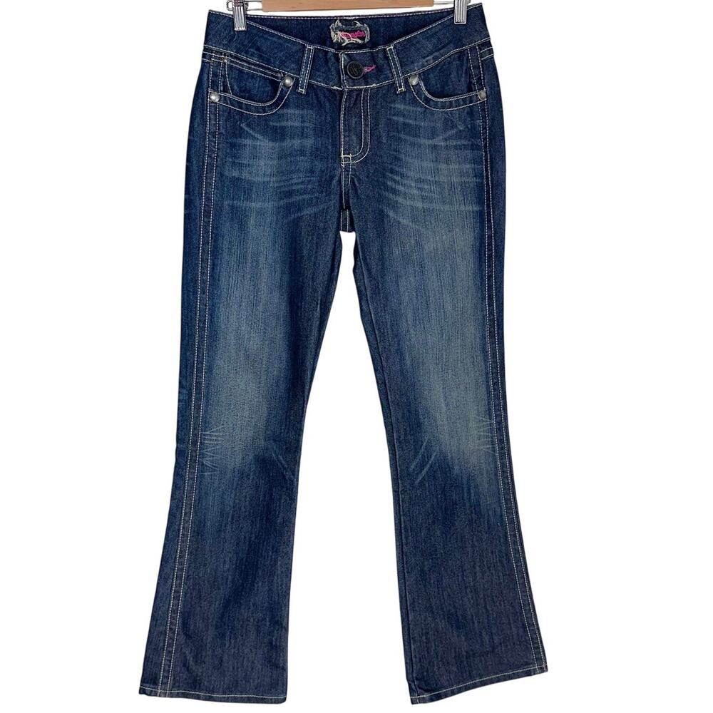 Wrangler Retro Premium Patch Boot Cut Jeans‎ | Medium Wash | SZ 5/6 x32